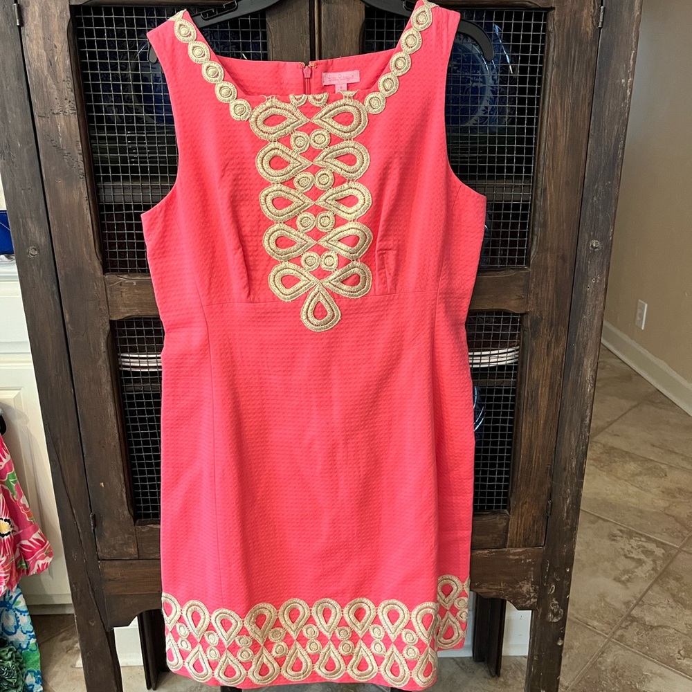 Lilly Pulitzer Pink Adelson Shift Dress